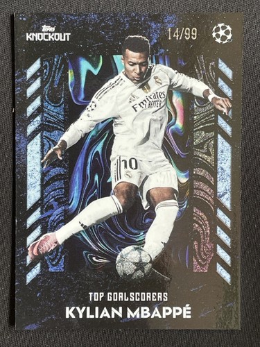 Kylian Mbappé 2025 Topps Knockout UCL Azul /99