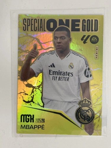 Kylian Mbappé 2025 Panini Megacracks Gold