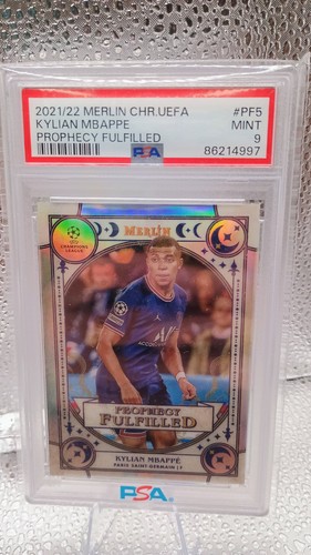 Kylian Mbappé 2021 Panini Merlin Chrome