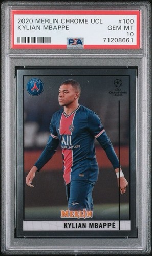 Kylian Mbappé 2020 Topps Merlin Chrome