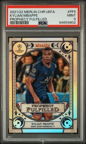 Kylian Mbappé 2021 Panini Merlin Chrome