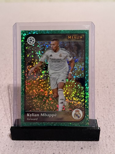 Kylian Mbappé 2025 Topps Merlin Chrome /99