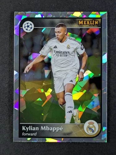 Kylian Mbappé 2024 Topps Merlin Chrome Atomic Refractor