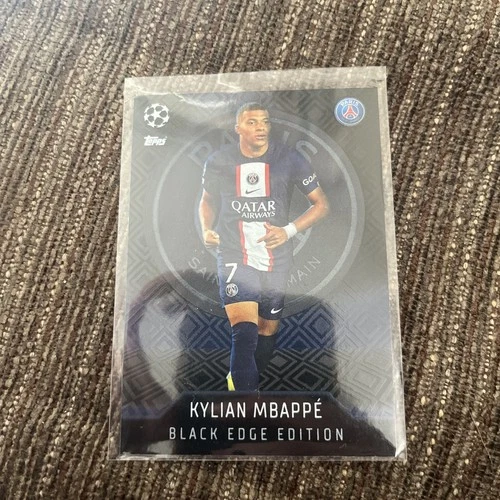 Kylian Mbappé 2022 Panini Merlin Chrome Black Edition
