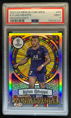 Kylian Mbappé 2021 Topps Merlin Chrome R-4