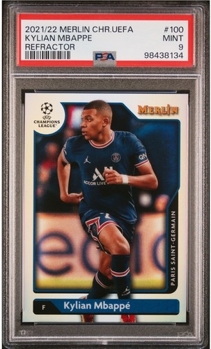 Kylian Mbappé 2021 Topps Merlin Chrome Refractor