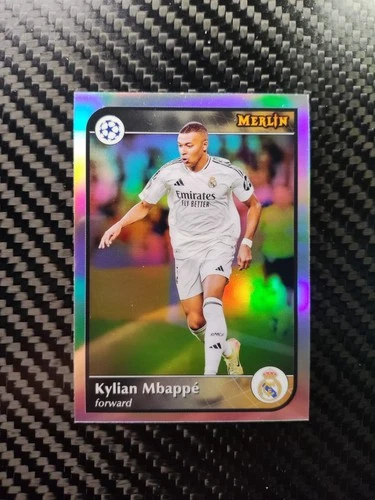 Kylian Mbappé 2024 Topps Merlin Chrome Refractor