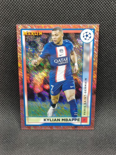 Kylian Mbappé 2022 Topps Merlin Chrome Rose Gold Shimmer /299