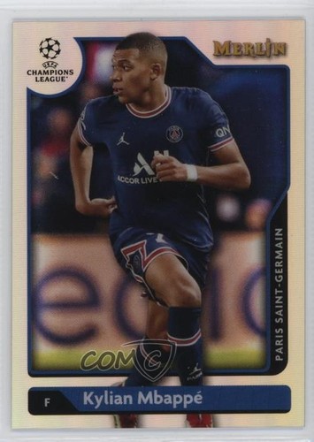Kylian Mbappé 2021 Topps Merlin Collection Chrome Refractor
