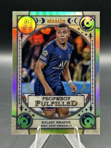 Kylian Mbappé 2021 Topps Merlin Collection Chrome UCL