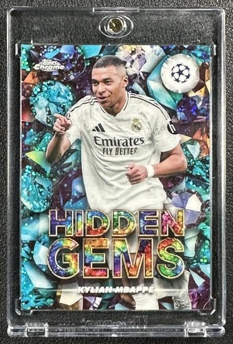 Kylian Mbappé 2025 Topps Merlin UCC Sapphire /5