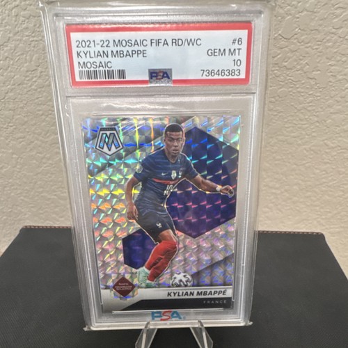 Kylian Mbappé 2022 Panini Mosaic FIFA Road to World Cup Mosaic Prizm
