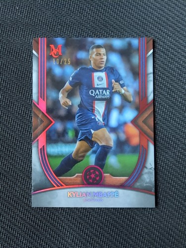Kylian Mbappé 2022 Topps Museum Collection Ruby /25