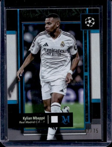 Kylian Mbappé 2024 Topps Museum Zaffiro /75