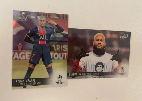 Kylian Mbappé / Neymar 2020 Topps Stadium Club Chrome