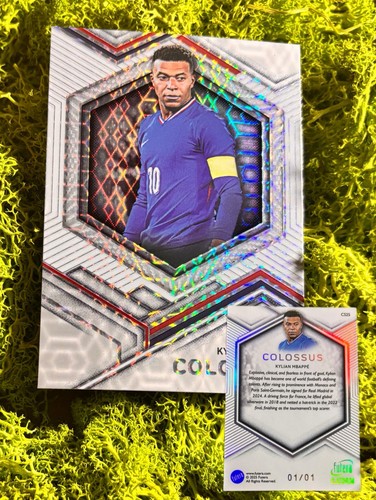 Kylian Mbappé 2025 Futera Platinum World 1/1