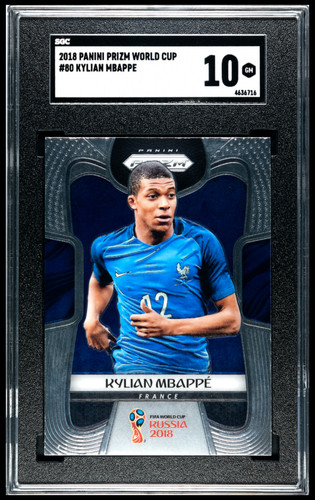 Kylian Mbappé 2018 Panini Prizm Coupe du Monde
