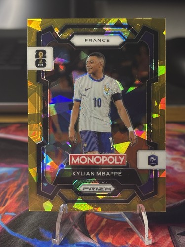 Kylian Mbappé 2026 Panini Prizm Gold Cracked Ice