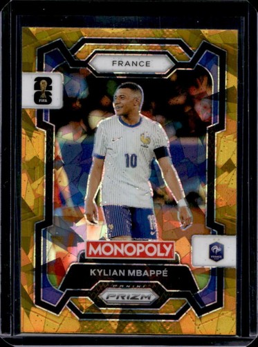 Kylian Mbappé 2026 Panini Prizm Gold Cracked Ice #7