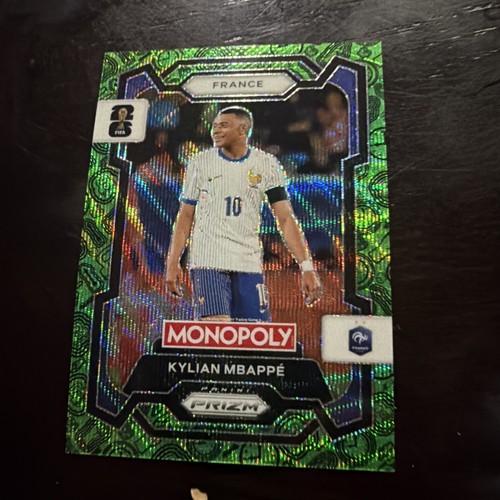 Kylian Mbappé 2026 Panini Prizm Green Wave