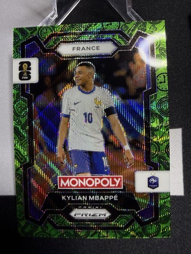 Kylian Mbappé 2026 Panini Prizm Onda Verde