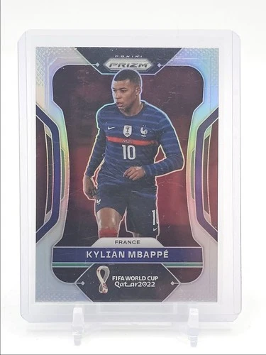 Kylian Mbappé 2022 Panini Prizm Plata