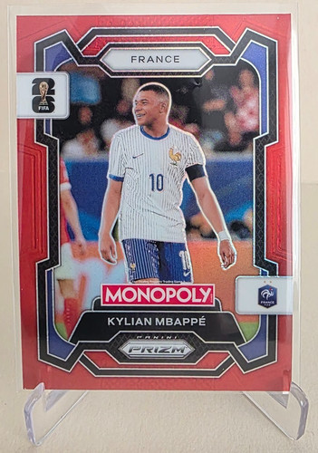 Kylian Mbappé 2026 Panini Prizm Red Prizm #7