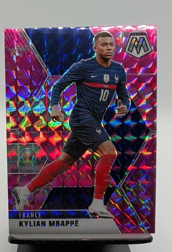 Kylian Mbappé 2021 Panini Prizm Rosa Camuflaje