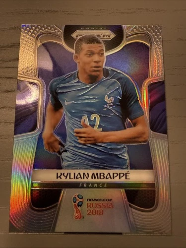 Kylian Mbappé 2018 Panini Prizm Silver