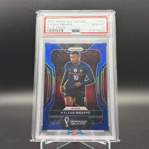 Kylian Mbappé 2022 Panini Prizm World Cup Blue /299