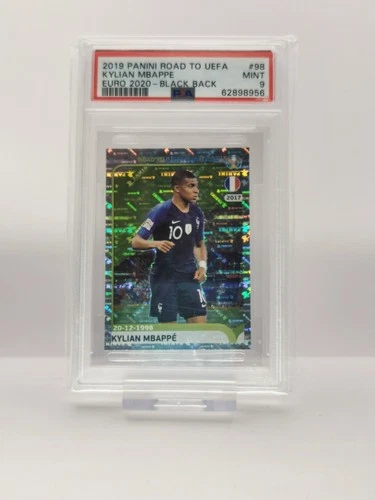 Kylian Mbappé 2019 Panini Road to UEFA Euro 2020 Black Back