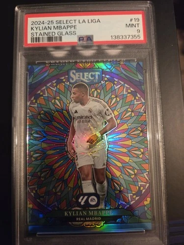 Kylian Mbappé 2024 Panini Select Buntglas