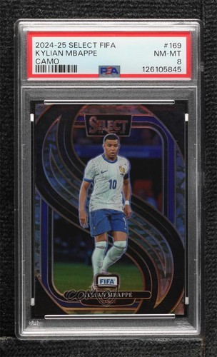 Kylian Mbappé 2024 Panini Select Camo Prizm /135
