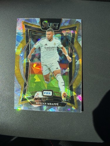 Kylian Mbappé 2024 Panini Select Cracked Ice Terrace