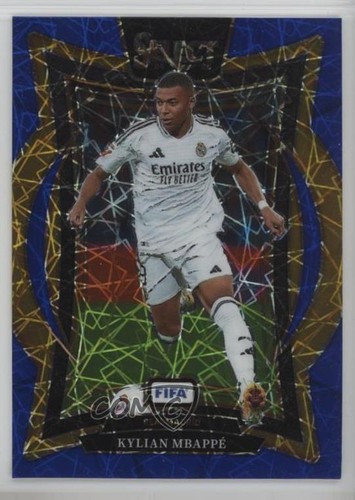 Kylian Mbappé 2024 Panini Select FIFA Blue Lazer Prizm #1