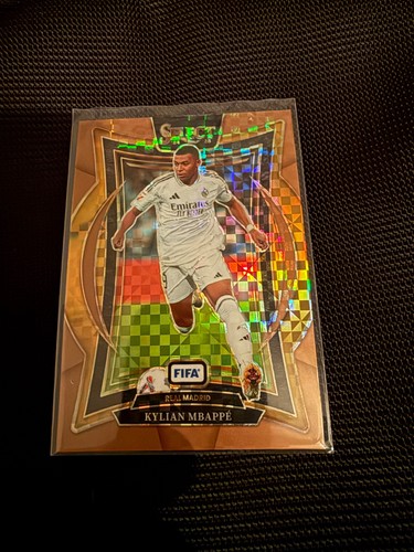 Kylian Mbappé 2024 Panini Select FIFA Bronze Checker /75