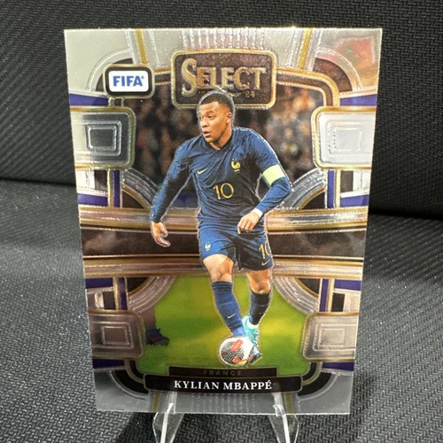 Kylian Mbappé 2023 Panini Select FIFA Silver Prizm