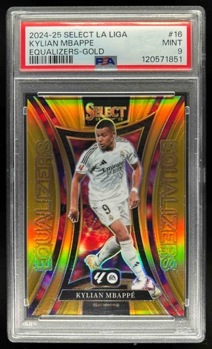 Kylian Mbappé 2024 Panini Select Gold Prizm /10