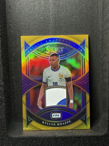 Kylian Mbappé 2024 Panini Select Gold Prizm /10