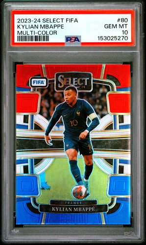 Kylian Mbappé 2024 Panini Select Multicolor