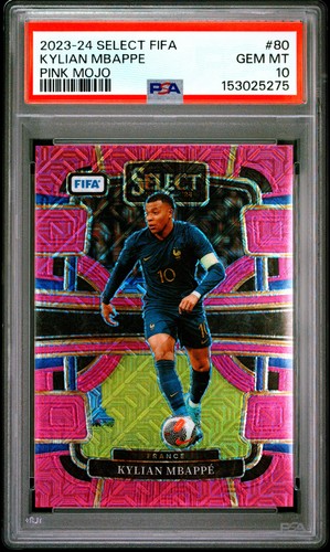 Kylian Mbappé 2023 Panini Select Pink Mojo 20/199