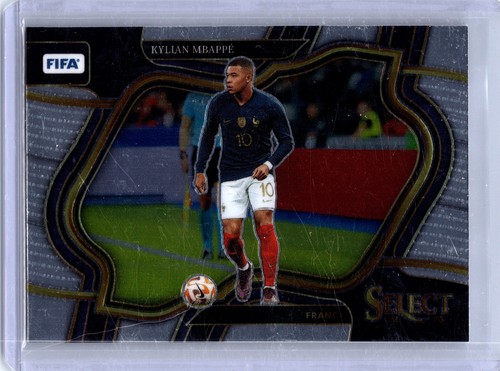 Kylian Mbappé 2023 Panini Select Plata