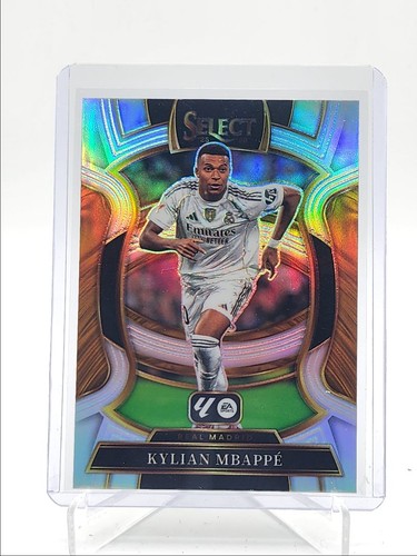 Kylian Mbappé 2025 Panini Select Plata Prizm