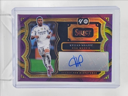 Kylian Mbappé 2025 Panini Select Pocos Morados /49