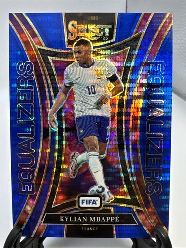Kylian Mbappé 2024 Panini Select Pulsar Azul