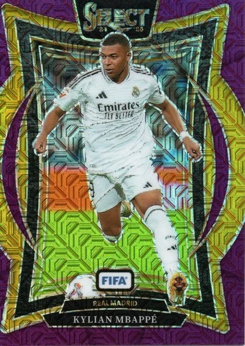 Kylian Mbappé 2024 Panini Select Purple #1
