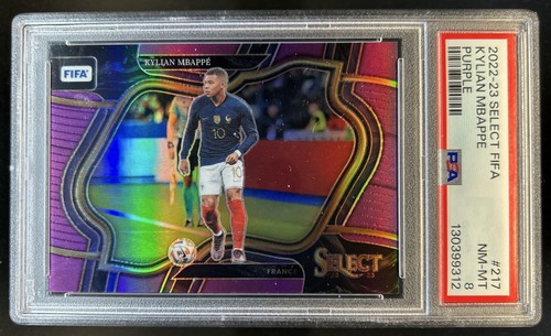 Kylian Mbappé 2022 Panini Select Purple /75