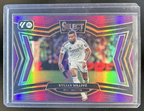 Kylian Mbappé 2024 Panini Select Purple Prizm /99