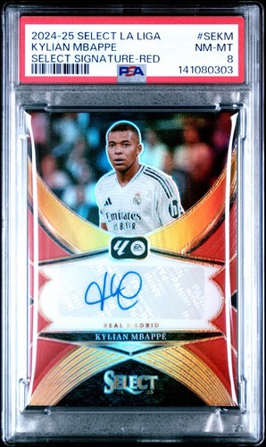 Kylian Mbappé 2024 Panini Select Red