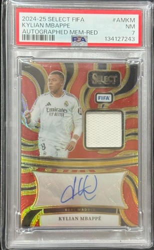Kylian Mbappé 2024 Panini Select Red